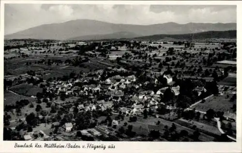 Ak Bamlach Bad Bellingen in Baden, Fliegeraufnahme