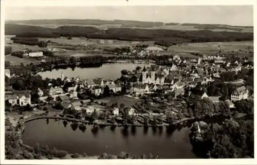 Ak Bad Waldsee in Oberschwaben Württemberg, Fliegeraufnahme