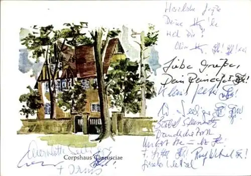 Studentika Ak Berlin, Corps Cheruscia im WSC, Corpshaus Cherusciae, Ringstraße 89