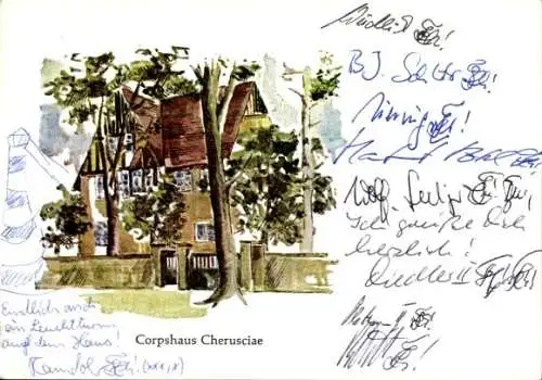 Studentika Ak Berlin, Corps Cheruscia im WSC, Corpshaus Cherusciae, Ringstraße 89