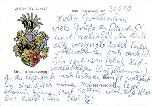 Studentika Ak Braunschweig, Corps Frisia, Wappen