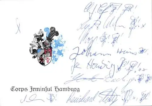 Studentika Ak Hamburg, Corps Irminsul, Innocentiastraße 15, Wappen