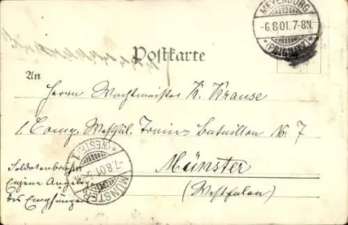 Ak Meyenburg in der Prignitz, Schloss