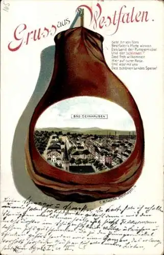 Litho Bad Oeynhausen in Westfalen, Schinken, Ort