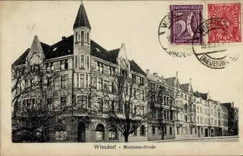 Ak Wiesdorf Leverkusen am Rhein, Montanus-Straße