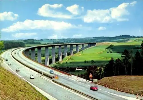 Ak Ruhrtalbrücke Mintard, Autobahn B 288 zwischen Essen und Düsseldorf