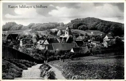 Ak Sülzhayn Ellrich im Harz Thüringen, Gesamtansicht