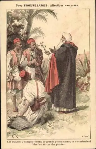 Künstler Ak Sirup Bromuré Laroze, Reklame, Mittel gegen nervöse Störungen