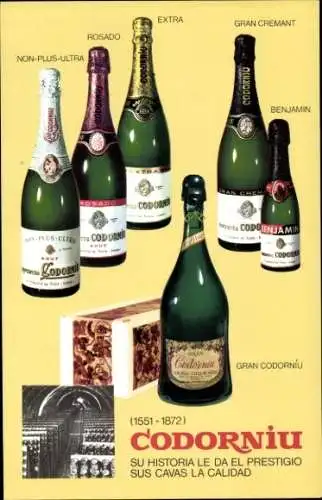 Ak Sekt Codorníu, Reklame