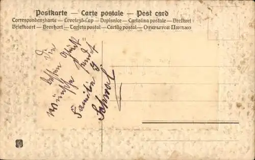 Präge Ak Glückwunsch Neujahr