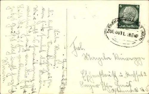 Ak Portrait zweier Terrierwelpen