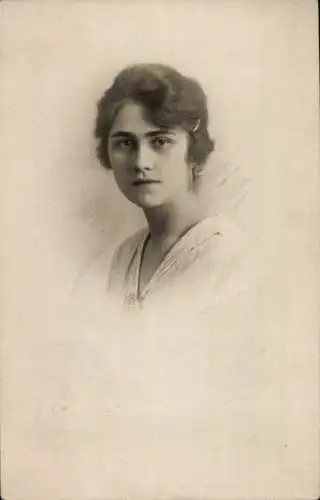 Foto Ak Frauenportrait