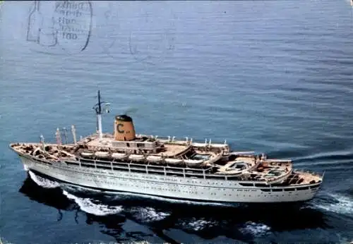 Ak SS Federico C., Kreuzfahrtschiff, Costa Crociere