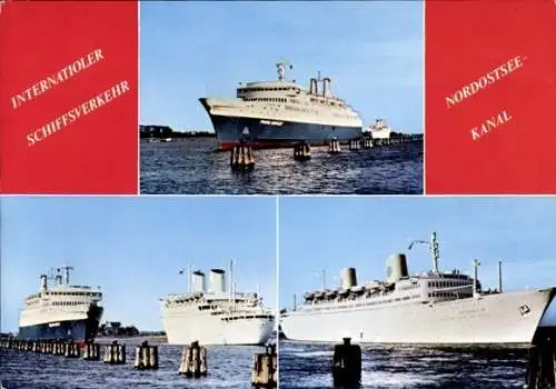 Ak Nord-Ostsee-Kanal, Schiffsverkehr