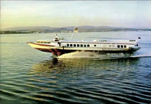 Ak Motorboot Sindibad in Fahrt