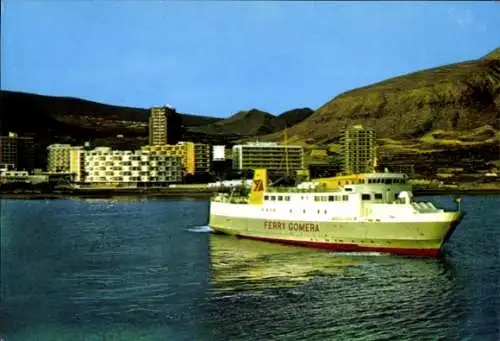 Ak Dampfer Ferry Gomera