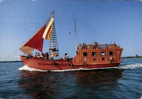 Ak Piratenboot Varadero in Fahrt