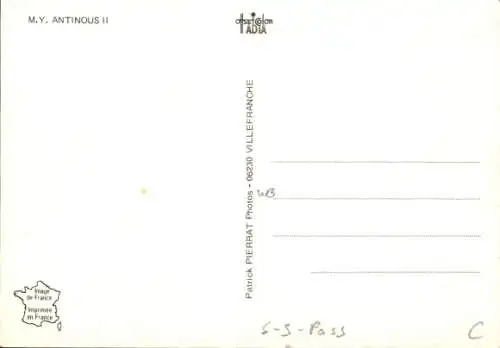 Ak M. Y. Antonius II in Fahrt