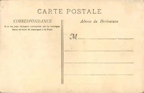 CPA Un plat a la mer en temps de campagne