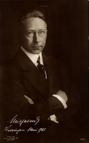 Ak Kronprinz Wilhelm von Preußen, Portrait im Anzug, Liersch 7979