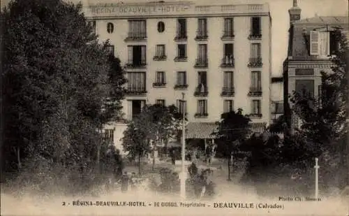 CPA Deauville-Calvados, Regina-Deauville-Hotel