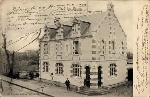 Ak Cabourg Calvados, Hotel des Postes