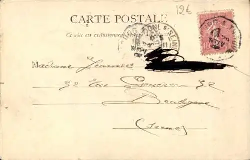 Ak Cabourg Calvados, Hotel des Postes