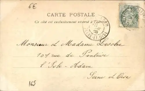 Ak Soisy sous Étiolles Soisy-sur-Seine Essonne, Vue generale