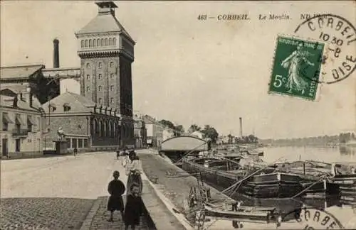 Ak Corbeil Essonne, Le Moulin.