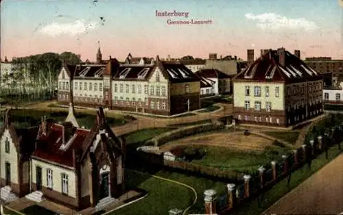 Ak Tschernjachowsk Insterburg Ostpreußen, Garnison-Lazarett