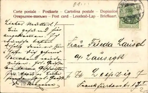 Ak Dresden Altstadt, Bismarckdenkmal