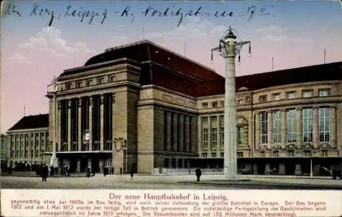 Ak Leipzig, Hauptbahnhof