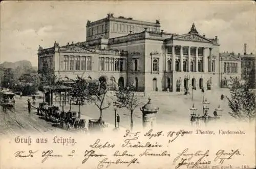 Ak Leipzig, Neues Theater