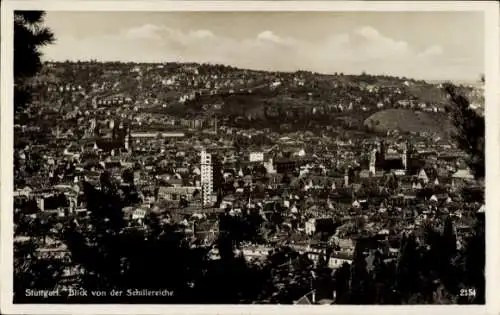 Ak Stuttgart in Württemberg, Gesamtansicht