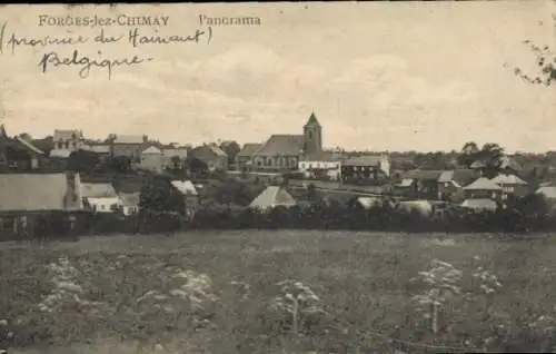 Ak Forges Chimay Wallonien Hennegau, Panorama