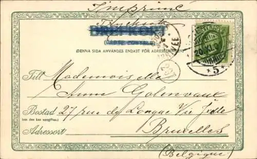 Ak Göteborg Schweden, St. Pauli Kirche,  historische Postkarte, 1901