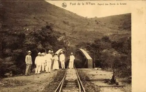 CPA Gabon, Pont de la N'Pozo, Monts de Cristal