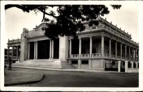 Ak Dakar Senegal, Gebäude der Handelskammer, schwarz-weiß, historische Architektur