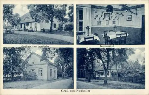 Ak Neukollm Hoyerswerda, Gasthaus zum Auerhahn