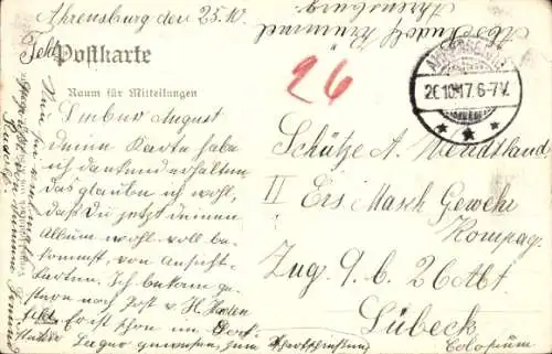 Ak Ahrensburg in Holstein, Grosse Straße