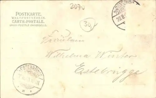 Ak Ahrensburg in Holstein, Kaiserliches Postamt