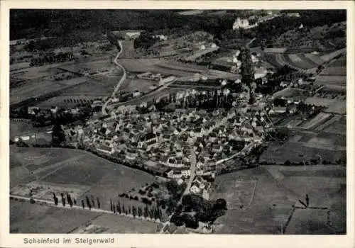 Ak Scheinfeld Mittelfranken, Fliegeraufnahme