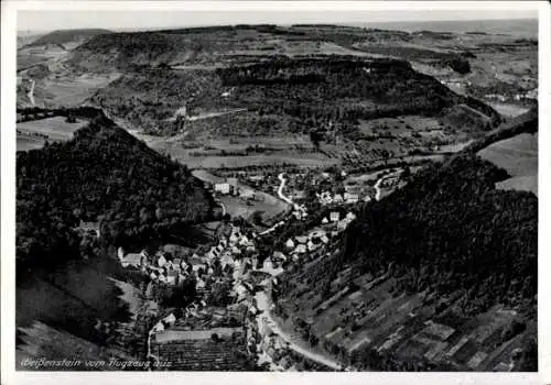 Ak Weißenstein Lauterstein in Württemberg, Fliegeraufnahme