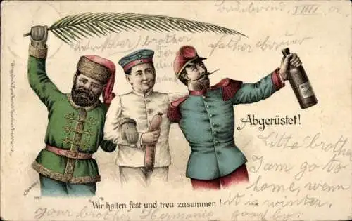 Ak Abgerüstet, Wir halten fest und treu zusammen