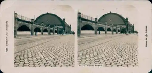 Stereo Ak Dresden, Wettiner Bahnhof, Straße