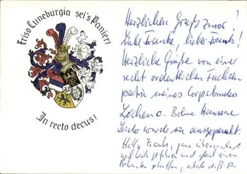 Studentika Ak Köln, Corps Friso Luneburgia, Wappen, KSCV, WSC