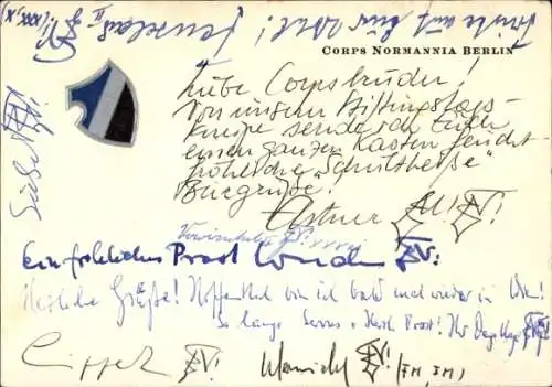 Studentika Ak Berlin, Corps Normannia, Wappen