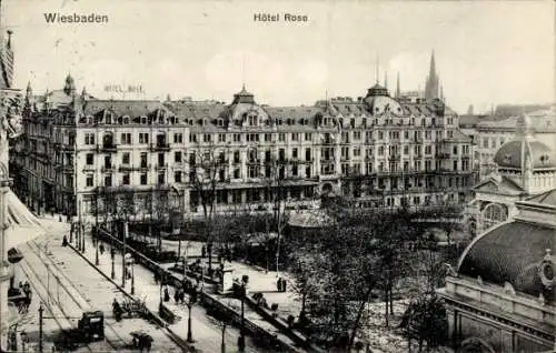 Ak Wiesbaden in Hessen, Hotel Rose