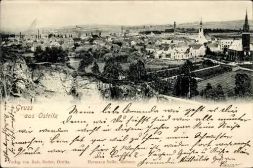 CPA Ostritz en Haute-Lusace, vue générale
