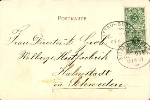 CPA Ostritz en Haute-Lusace, vue générale